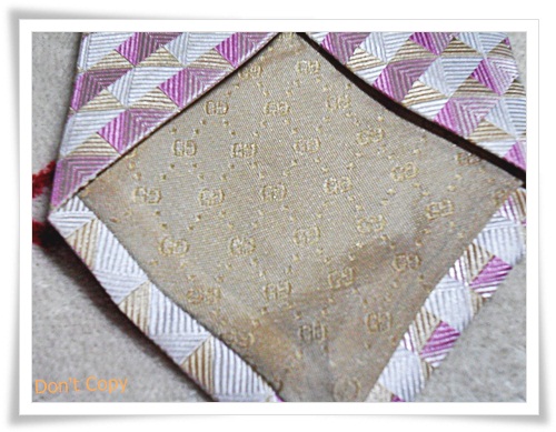 เนคไท ลายตาราง โทนสีชมพู N002