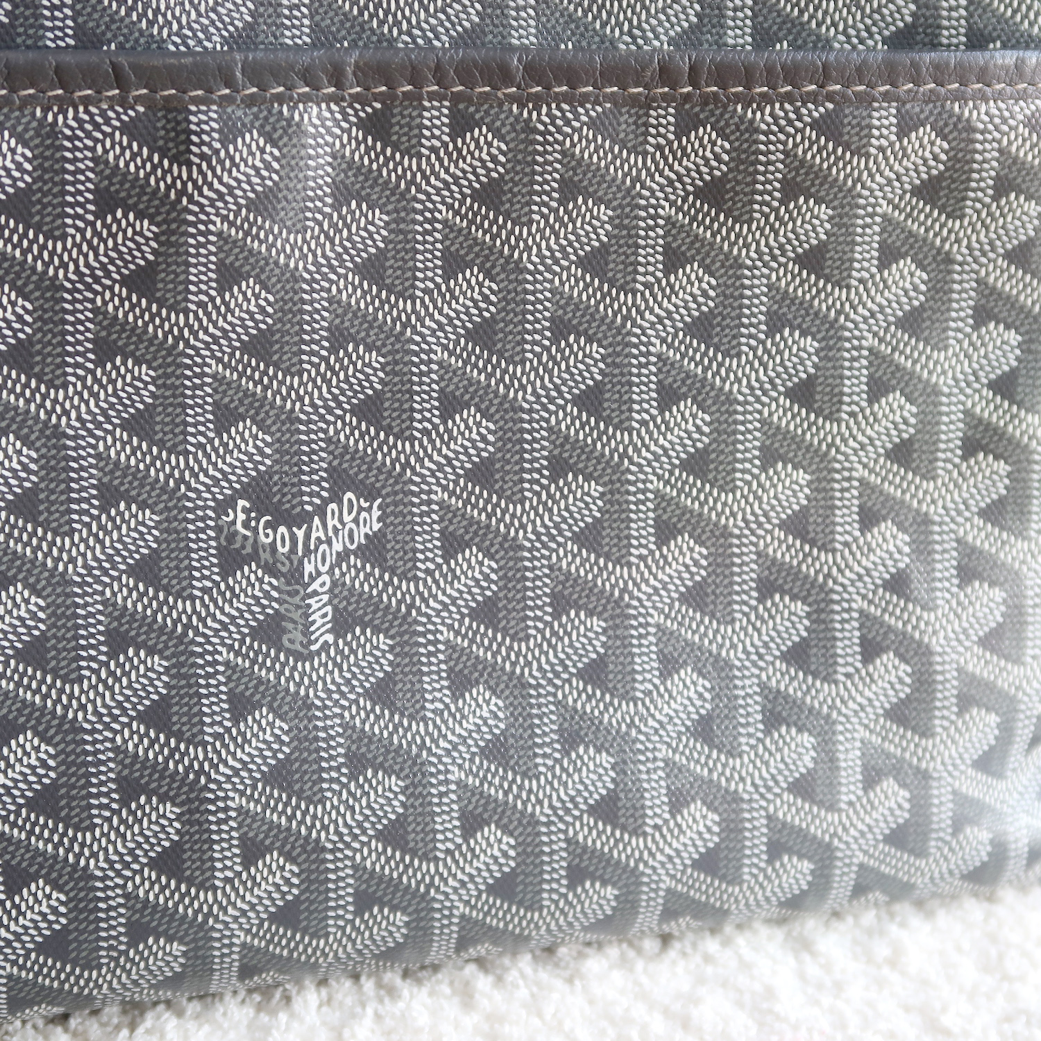 Goyard Grey Jouvence Clutch MM 2020