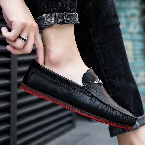 รองเท้าหนังผู้ชาย มีไซส์39-44 รองเท้าโลฟเฟอร์ชาย Slip-On Shoes
