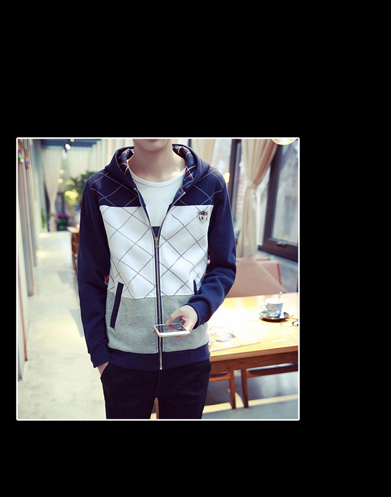 เสื้อคลุมผู้ชาย สไตล์เกาหลี ทรงสวย ผ้า cotton same pic L