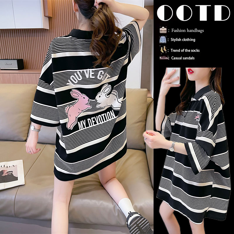 เสื้อยืดคนอ้วนแบบโอเวอร์ไซส์แบบ ulzzang fashion สนใจทักแชท