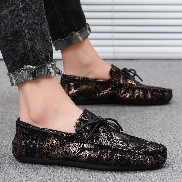 รองเท้าหนังผู้ชาย มีไซส์39-44 รองเท้าโลฟเฟอร์ชาย Slip-On Shoes