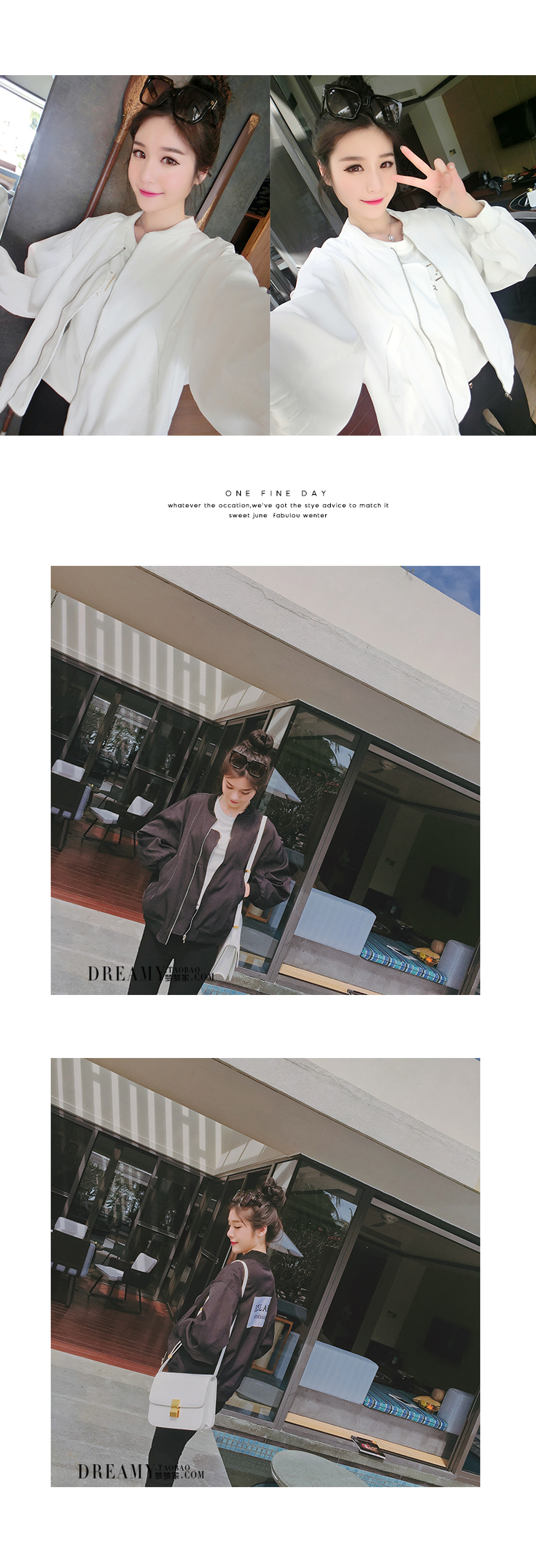 เสื้อคลุมเบสบอล เนื้อด้าน ไม่หนา ผ้ากันลมได้ดี แต่งลายด้านหลัง พร้อมส่ง