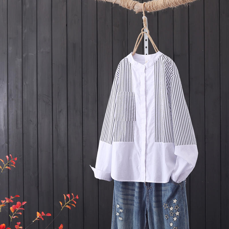 แบบเสื้อสวยๆ เสื้อผ้าฝ้ายลินิน เสื้อเชิ้ตผ้าลินิน