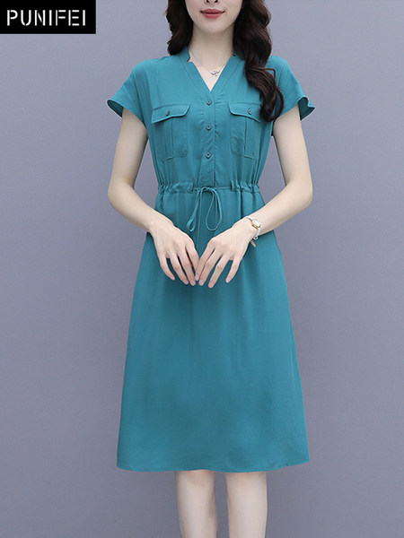 เดรสวัยผู้ใหญ่40-60ปี เดรสคุณแม่ ชุดเดรสทำงานวัยผู้ใหญ่ แบรนด์ MAMA DRESS