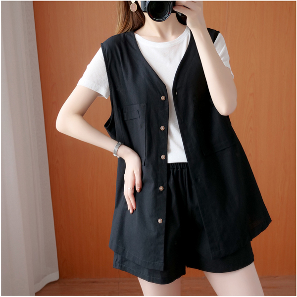 เสื้อผ้าฝ้าย เสื้อผ้าลินิน สไตล์ฤดูร้อน BY Lian Zhi Cotton and linen art สไตล์VINTAGE มีขนาดไซส์อกประมาณ 35-40 นิ้ว