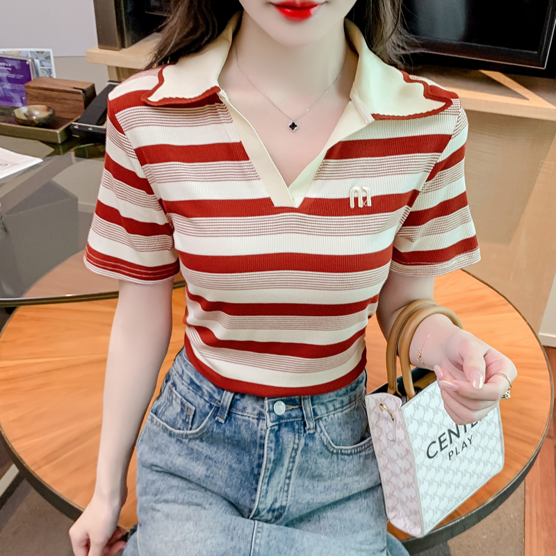 เสื้อผ้าวัยรุ่นเกาหลี เสื้อยืดวัยรุ่นผู้หญิง มีขนาด S M L XL