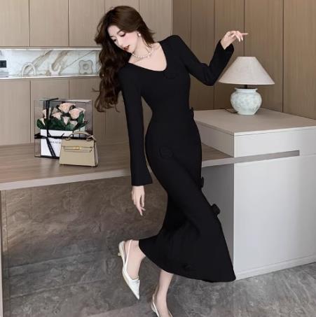 เดรสสีดำสุภาพ เรียบหรู ดูดี เหมาะกับทุกโอกาส | เดรสผู้หญิงแฟชั่นสุภาพ