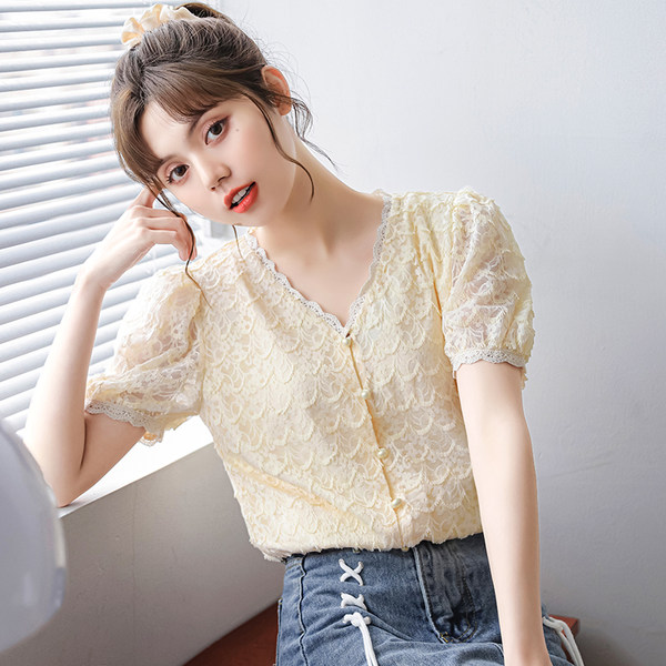 เสื้อชีฟองเกาหลี เสื้อชีฟองสวยๆ