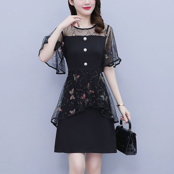 เดรสไซส์ใหญ่ ชุดเดรสสาวพลัสไซส์ เดรสเรียบหรู ไซส์ใหญ่ BY SHUYA