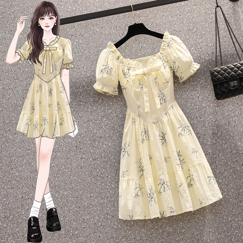 เดรสแขนสั้น มีไซส์ L-4XLอก 38-47 นิ้ว ใส่ได้ทั้งสาวหุ่นดีน่ารักจนถึงสาวอวบพลัสไซส์ จัดส่งฟรี! ทักแชทสั่งซื้อ