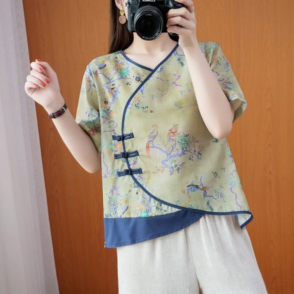 เสื้อลินิน แบบเสื้อสวยๆ เสื้อผ้าฝ้ายลินิน เสื้อเชิ้ตผ้าลินิน BY LININ