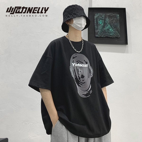 เสื้อยืดคอกลม ผู้ชาย เสื้อยืดผู้ชายเกาหลี เสื้อยืดเกาหลี แบรนด์ NELLY