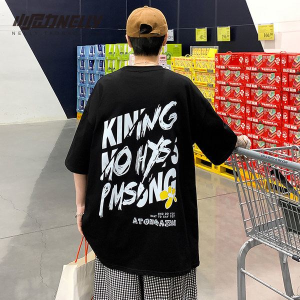 เสื้อยืดคอกลม ผู้ชาย เสื้อยืดผู้ชายเกาหลี เสื้อยืดเกาหลี แบรนด์ NELLY