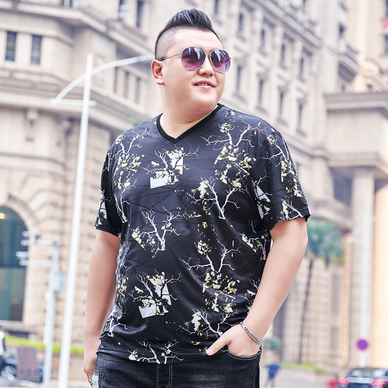 เสื้อยืดผู้ชายอ้วน S-5XL(อกเสื้อ39-51นิ้ว)