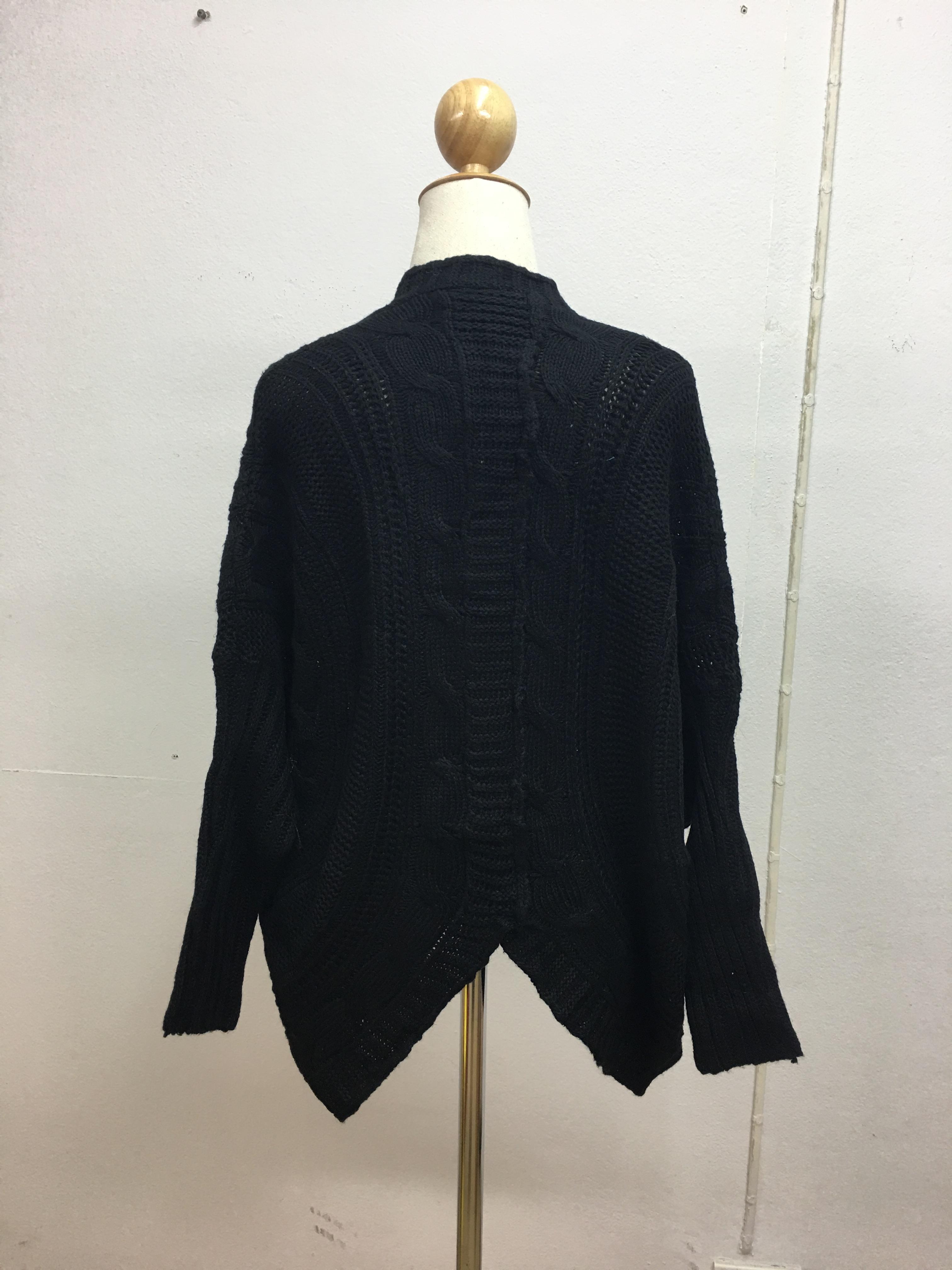 เสื้อกันหนาวถักไหมพรม ทรงสวย ถักมีลายในตัว ทรงเก๋ๆ