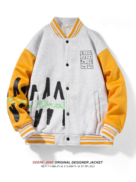 เสื้อแจ็คเก็ตเบสบอล เสื้อคลุม เสื้อแขนยาวสไตล์เกาหลี