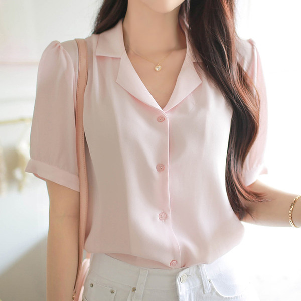 เสื้อชีฟองเกาหลี เสื้อชีฟองสวยๆ