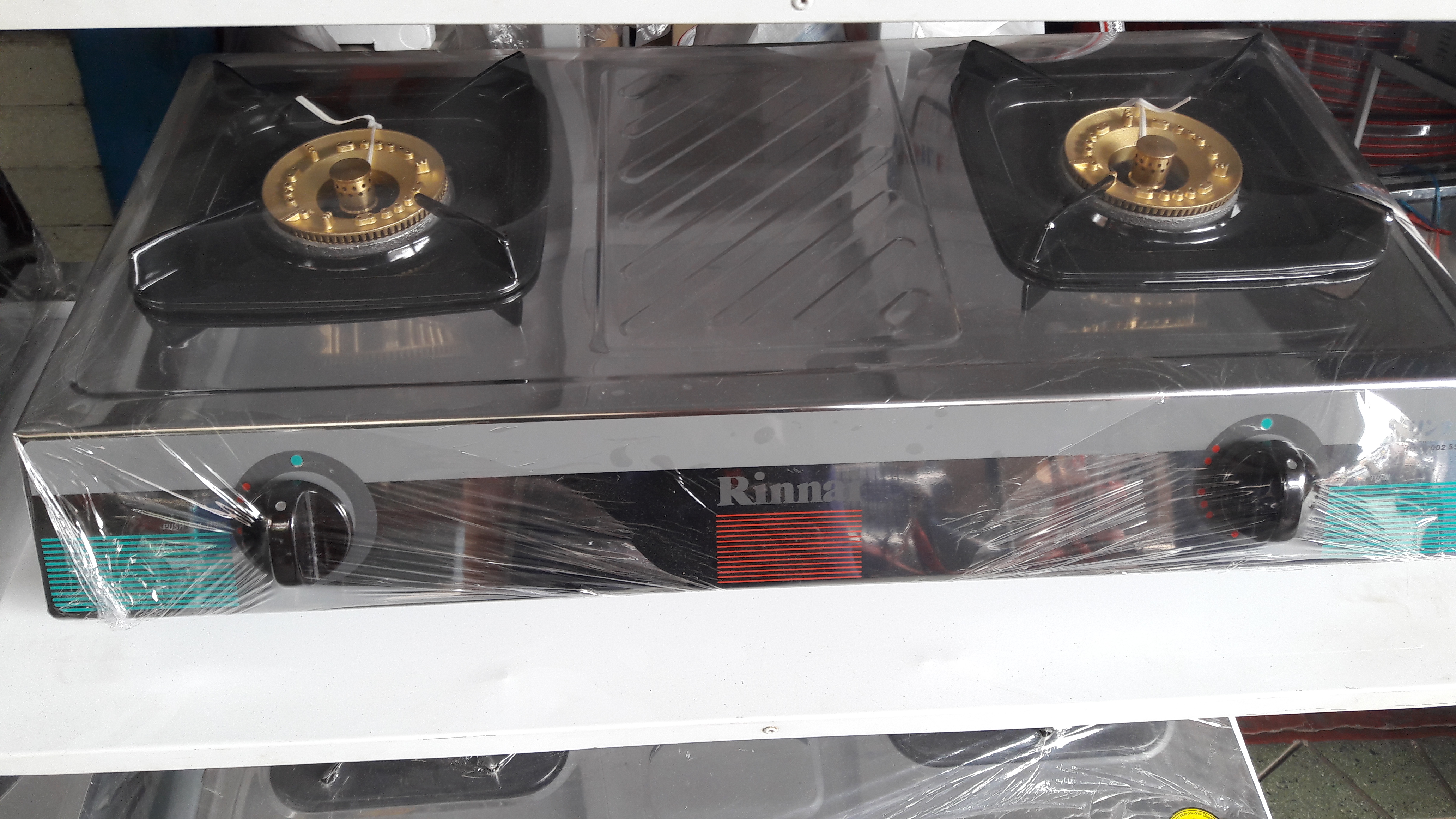 เตาคู่ตั้งโต๊ะ Rinnai ญี่ปุ่น RT711ss +(ส่งฟรี)