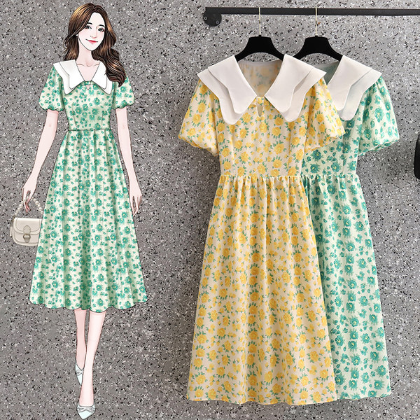 เดรสคนอ้วน เดรสสาวอวบ ชุดเดรสคนอ้วนวัยรุ่น BY PLUS SIZE Girl