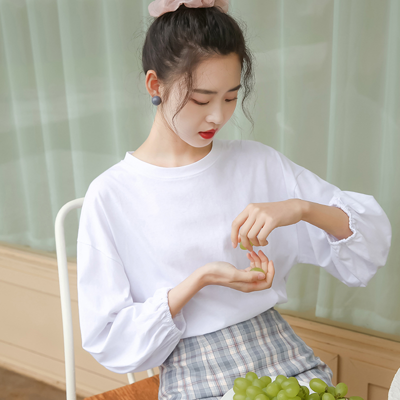 เสื้อผ้าวัยรุ่นเกาหลี เสื้อยืดวัยรุ่นผู้หญิง มีขนาด S M L XL