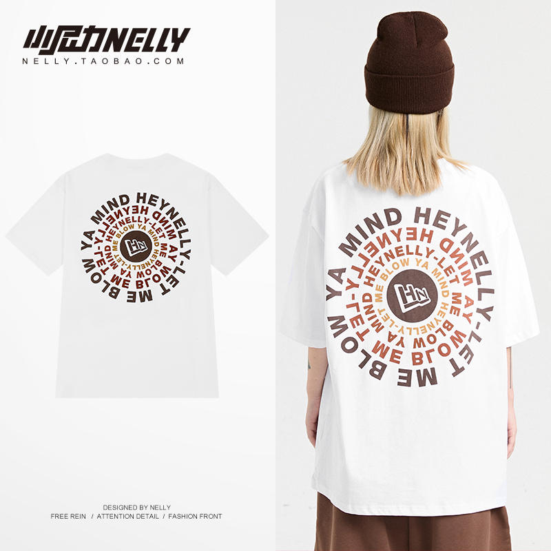 เสื้อยืดคอกลม ผู้ชาย เสื้อยืดผู้ชายเกาหลี เสื้อยืดเกาหลี แบรนด์ NELLY
