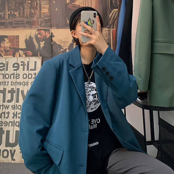 สูท Blazers ผู้ชาย เสื้อคลุมสไตล์สูท สำหรับผู้ชาย