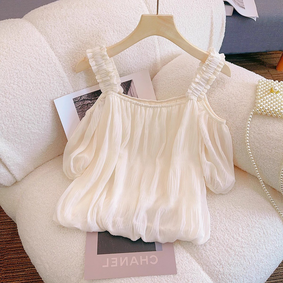เสื้อเชิ้ตผู้หญิงใส่ทํางาน 390 บาทต่อชิ้น ฟรีค่าจัดส่ง