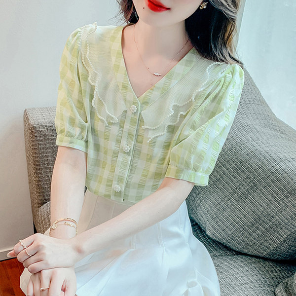 เสื้อชีฟองเกาหลี เสื้อชีฟองสวยๆ
