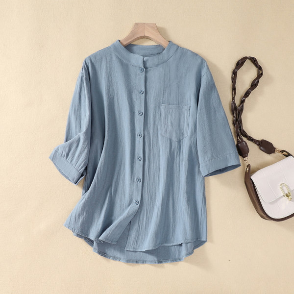 เสื้อลินิน แบบเสื้อสวยๆ เสื้อผ้าฝ้ายลินิน เสื้อเชิ้ตผ้าลินิน BY LININ