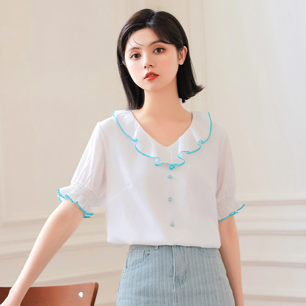 เสื้อชีฟองเกาหลี เสื้อชีฟองสวยๆ