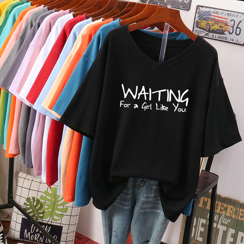 เสื้อยืดคอตตอน สกรีนลายน่ารัก มีหลากหลายสี ส่งฟรีทั่วไทย BY JIMIAO