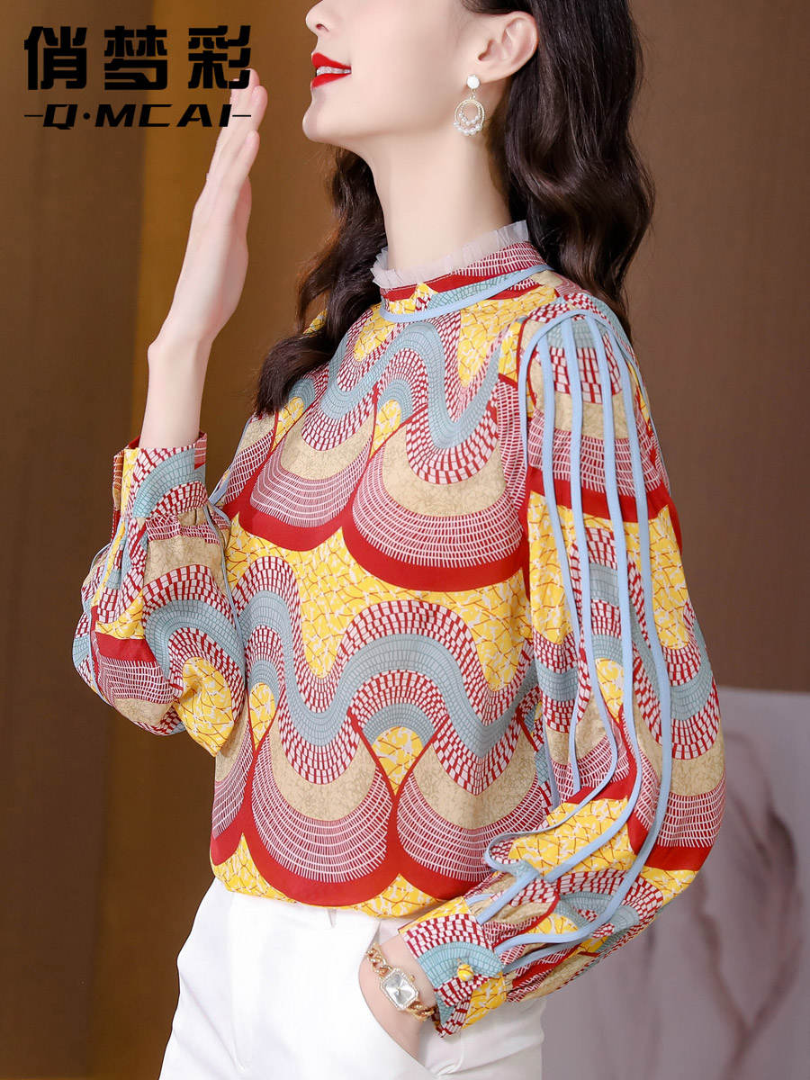 เสื้อเชิ้ต เสื้อเชิ้ตชีฟอง ลายสวยๆฟรีค่าส่ง