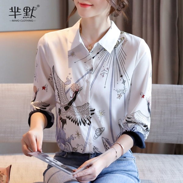 เสื้อเชิ้ตแฟชั่น เสื้อเชิ้ตชีฟอง เสื้อเชิ้ตลูกไม้ เสื้อเชิ้ตลายสวยๆ By Alier Chiffon blouse
