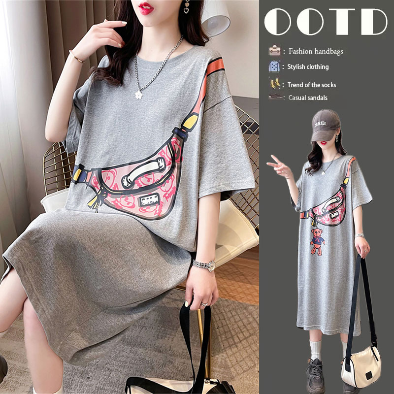 เสื้อยืดคนอ้วนแบบโอเวอร์ไซส์แบบ ulzzang fashion สนใจทักแชท