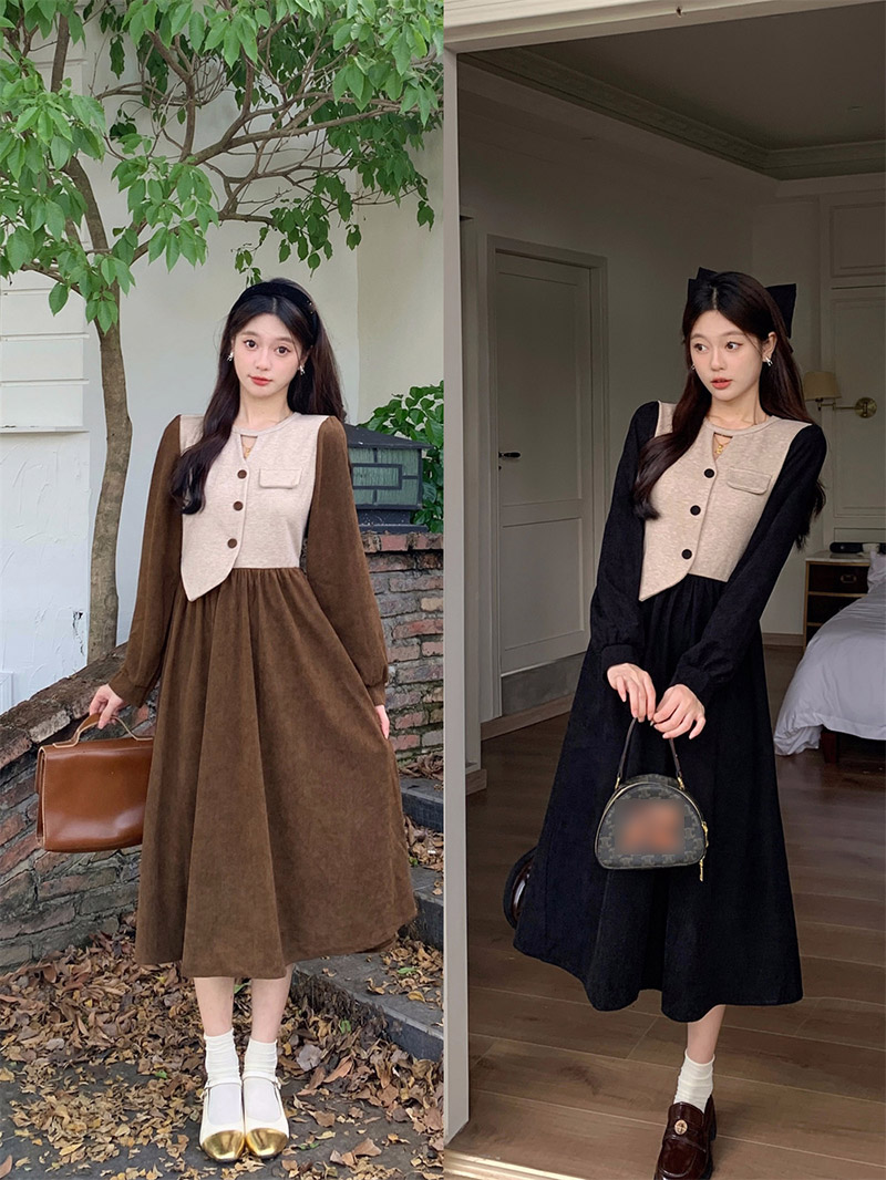 เดรสสาวอวบ มีไซส์ L-4XLอกเสื้อ 38-47 นิ้ว ใส่ได้ทั้งสาวหุ่นดีน่ารักจนถึงสาวอวบพลัสไซส์ จัดส่งฟรี! ทักแชทสั่งซื้อ