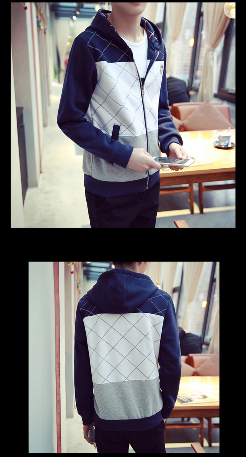 เสื้อคลุมผู้ชาย สไตล์เกาหลี ทรงสวย ผ้า cotton same pic L