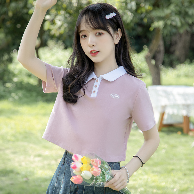 เสื้อผ้าวัยรุ่นเกาหลี เสื้อยืดวัยรุ่นผู้หญิง มีขนาด S M L XL