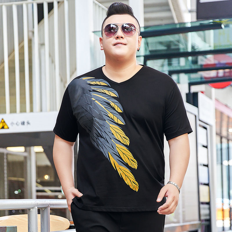 เสื้อยืดผู้ชายอ้วน S-5XL(อกเสื้อ39-51นิ้ว)