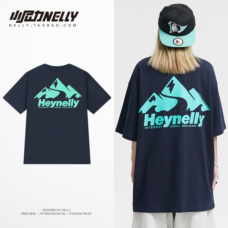 เสื้อยืดคอกลม ผู้ชาย เสื้อยืดผู้ชายเกาหลี เสื้อยืดเกาหลี แบรนด์ NELLY