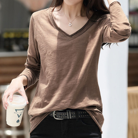 เสื้อยืดแขนยาวแฟชั่น เสื้อยืด T-shirt แขนยาว