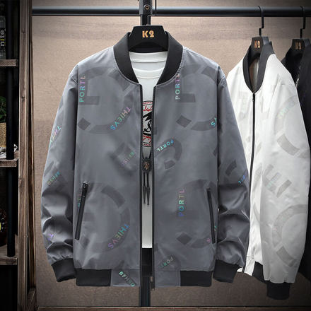 เสื้อคลุมแจ็คเก็ต เสื้อกันหนาวคนอ้วน M-8XL