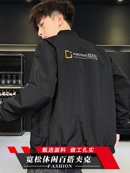 เสื้อแจ็คเก็ตเบสบอล เสื้อคลุม เสื้อแขนยาวสไตล์เกาหลี