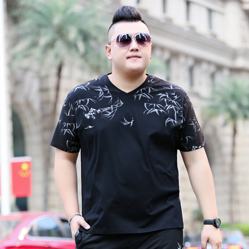 เสื้อยืดผู้ชายอ้วน S-5XL(อกเสื้อ39-51นิ้ว)