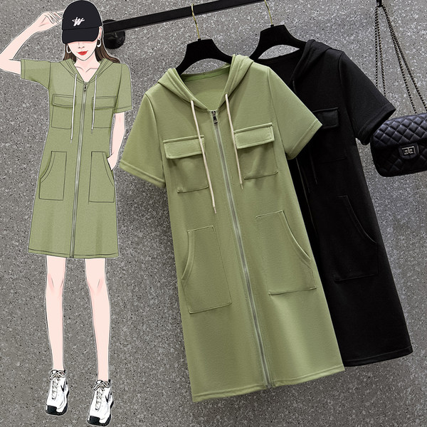 เดรสคนอ้วน เดรสสาวอวบ ชุดเดรสคนอ้วนวัยรุ่น BY PLUS SIZE Girl