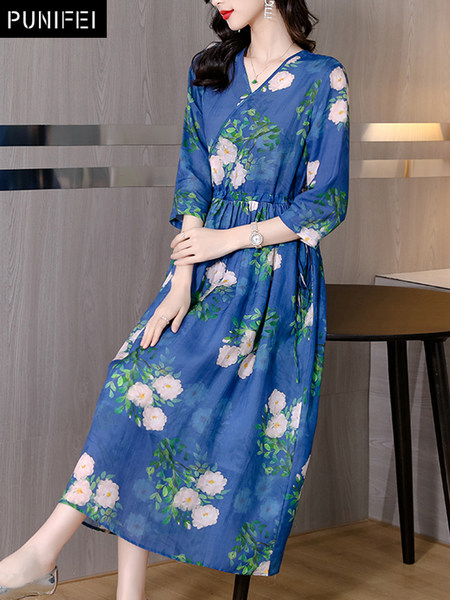 เดรสวัยผู้ใหญ่40-60ปี เดรสคุณแม่ ชุดเดรสทำงานวัยผู้ใหญ่ แบรนด์ MAMA DRESS