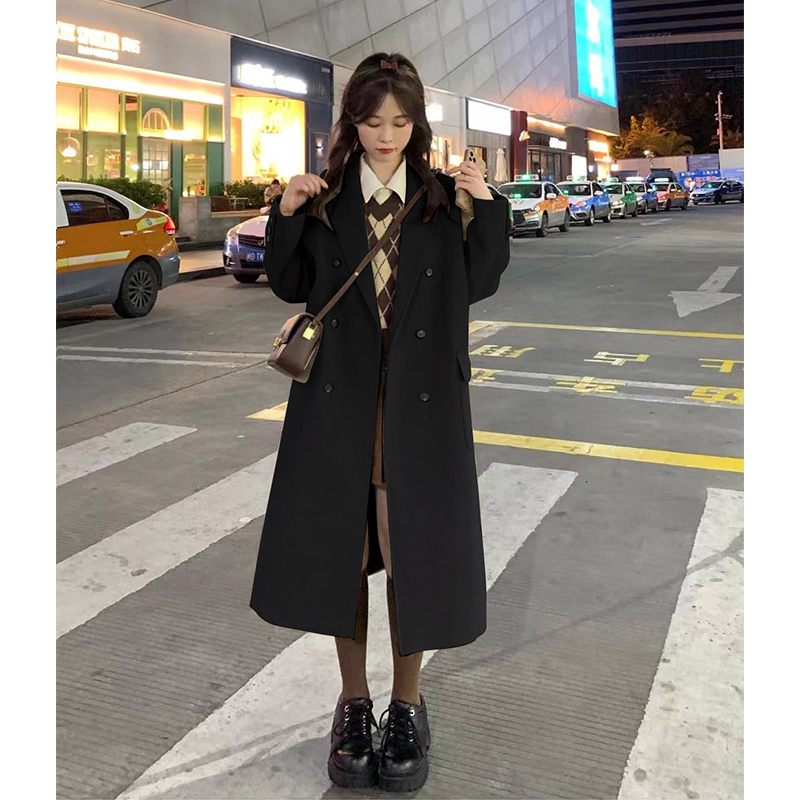OverCoat เสื้อโค้ทยาว กันหนาว สไตล์ญี่ปุ่น แบบเรียบๆ บุซับในกันลม พร้อมส่ง