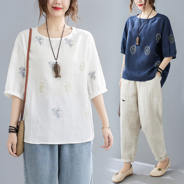เสื้อลินิน แบบเสื้อสวยๆ เสื้อผ้าฝ้ายลินิน เสื้อเชิ้ตผ้าลินิน BY LININ