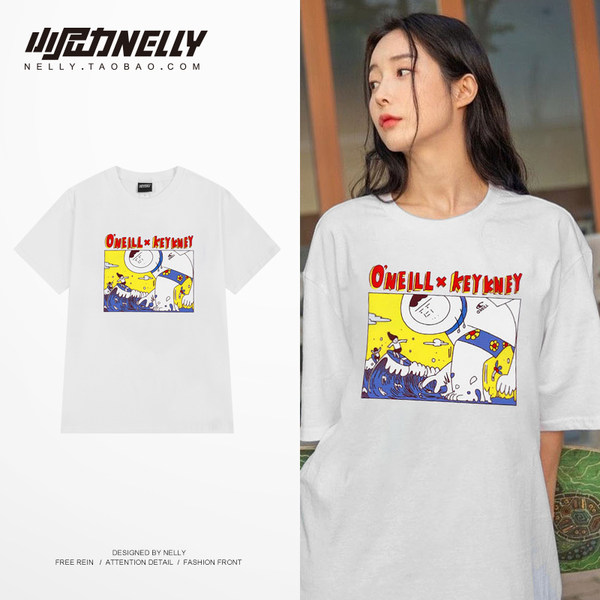 เสื้อยืดคอกลม ผู้ชาย เสื้อยืดผู้ชายเกาหลี เสื้อยืดเกาหลี แบรนด์ NELLY