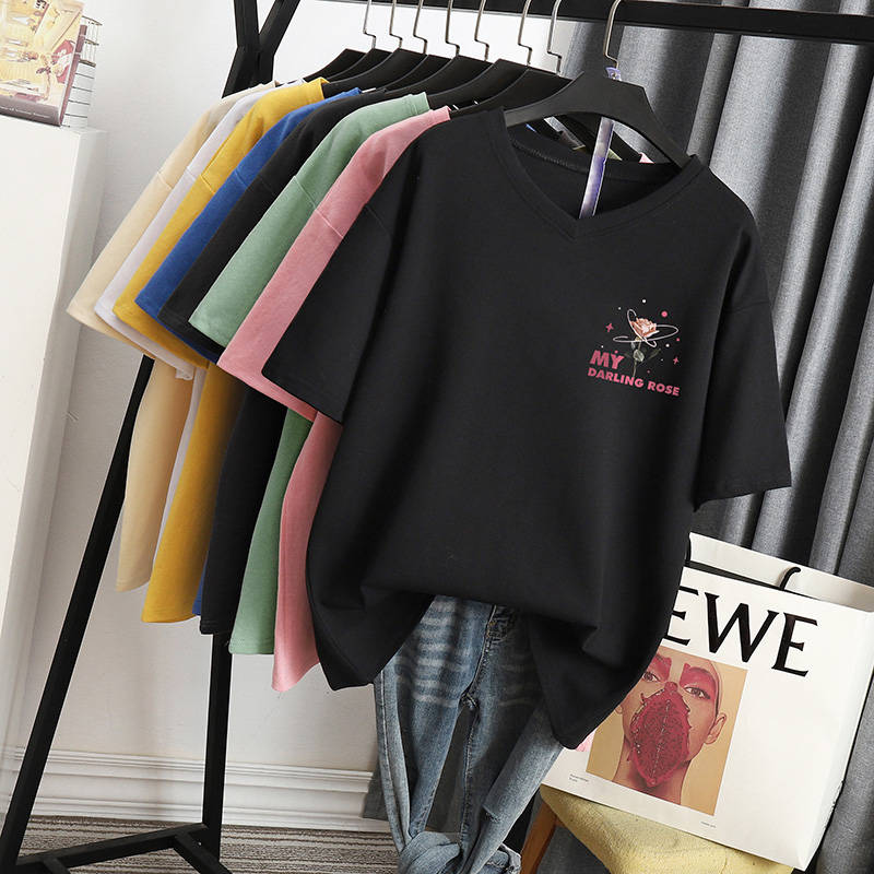 เสื้อโอเวอร์ไซส์เกาหลี เสื้อยืดพลัสไซส์ เสื้อยืดคนอ้วน เสื้อยืดโอเวอร์ไซส์ผู้หญิง